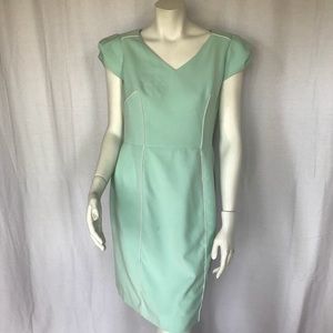 Antonio Melani Short Sleeve Mint  Green Dress Sz6